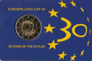Estland 2 Euro 2015 - Europaflagge in CoinCard*