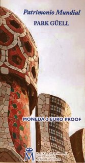 Spanien 2 Euro 2014 PP - UNESCO Park G�ell ( Gaudi ) in...