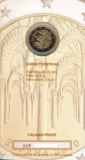 Spanien 2 Euro 2010 PP - Cordoba in Folder*