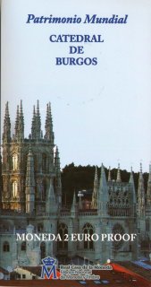 Spanien 2 Euro 2012 PP - Burgos in Folder*
