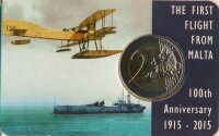 Malta 2 Euro 2015 - Erstflug in CoinCard*