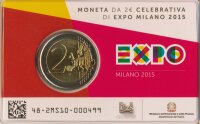Italien 2 Euro 2015 - EXPO Mailand in CoinCard*