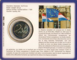 Luxemburg 2 Euro 2015 - Europaflagge in CoinCard*