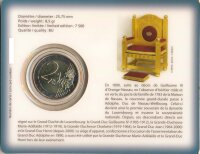 Luxemburg 2 Euro 2015 - Dynastie in CoinCard*