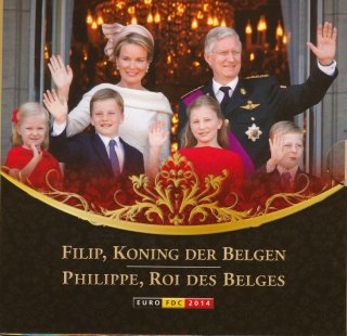 Belgien 2014 KMS st im Folder*