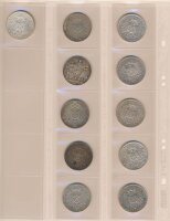 Deutsches Reich Lot 11x 3 Mark Silberm&uuml;nzen*