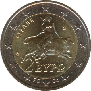 Griechenland 2 Euro 2004 - Europa auf Stier*