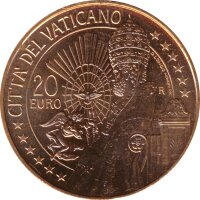 Vatikan 20 Euro 2021 Kunst und Glaube im Etui*
