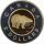 Kanada 2 Dollar 2001 PP Eisb&auml;r Silber gilded*