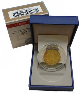 Frankreich 2 Euro 2013 - Elysee Vertrag PP im Etui*