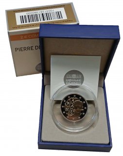 Frankreich 2 Euro 2013 - Pierre de Coubertin PP im Etui*