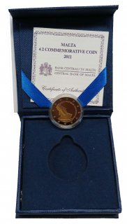 Malta 2 Euro 2011 - Wahl PP im Etui*
