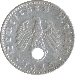 Deutsches Reich 50 Pfennig 1940 J Jaeger Nr 372*