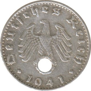 Deutsches Reich 50 Pfennig 1941 B Jaeger Nr 372*