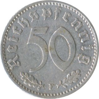 Deutsches Reich 50 Pfennig 1941 F Jaeger Nr 372*