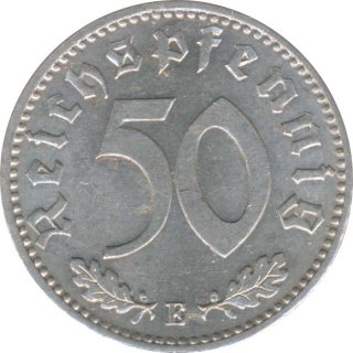 Deutsches Reich 50 Pfennig 1942 E Jaeger Nr 372*
