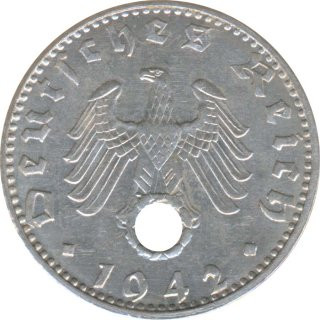 Deutsches Reich 50 Pfennig 1942 E Jaeger Nr 372*