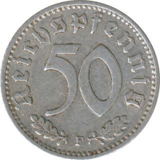 Deutsches Reich 50 Pfennig 1942 F Jaeger Nr 372*