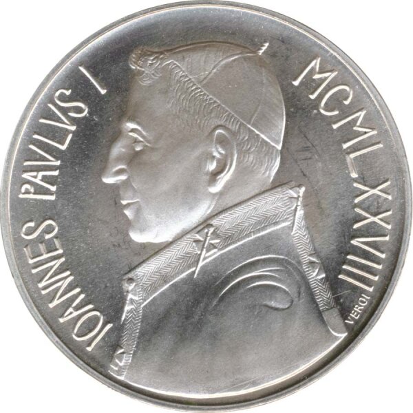 Vatikan 1000 Lire 1978 Johannes Paul I. Silber*
