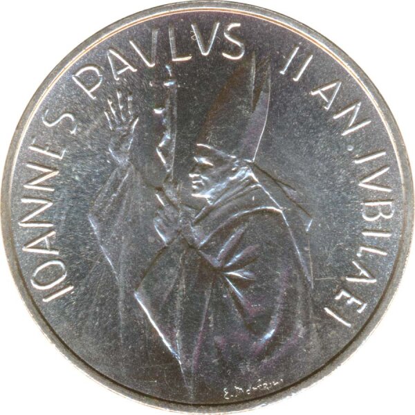 Vatikan 1000 Lire 1984 Heiliges Jahr Silber*