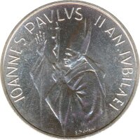 Vatikan 1000 Lire 1984 Heiliges Jahr Silber*