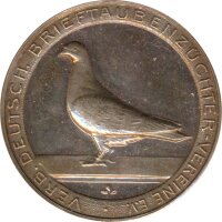 Medaille 1931 Verdand deutscher Brieftaubenz&uuml;chter...