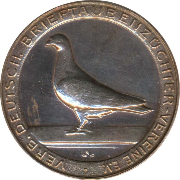 Medaille 1933 Verdand deutscher Brieftaubenz&uuml;chter Silber
