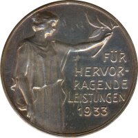 Medaille 1933 Verdand deutscher Brieftaubenz&uuml;chter Silber