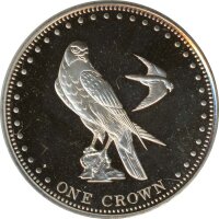 Gough Islands 1 Crown 2009 Falken*
