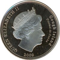 Gough Islands 1 Crown 2009 Falken*