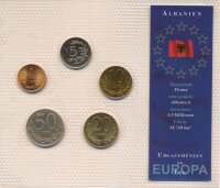 Albanien KMS 1996/2000 in Noppenfolie*
