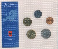 Albanien KMS 1996/2000 in Noppenfolie*