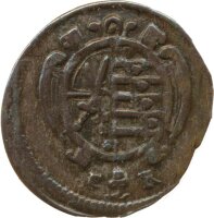 Sachsen 1 Pfennig 1676 CR Johann Georg Silber*