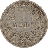 Deutsches Reich 1 Mark 1885 G Silber*