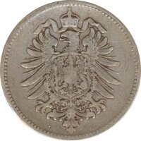Deutsches Reich 1 Mark 1885 G Silber*