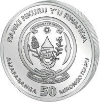 Ruanda 2026 Jahr des Pferdes 1 Oz Silber