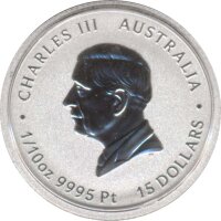 Australien Lunar 3 - 2026 - 15 A$ - Lunar III Jahr des Pferdes Platin