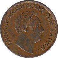 Baden 1 Kreuzer 1846 Leopold*