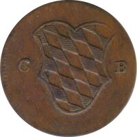 Bayern 2 Pfennig 1796 CB Karl Theodor*