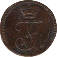 Brandenburg-Bayreuth 1 Heller 1751 Friedrich*