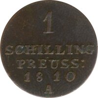 Brandenburg 1 Schilling 1810 A Friedrich Wilhelm III*