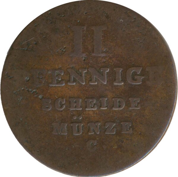 Hannover 2 Pfennig 1831 C Wilhelm IV*