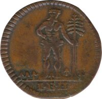 Braunschweig Wolfenb&uuml;ttel 1 Pfennig 1745 IBH Karl I*