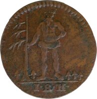 Braunschweig Wolfenb&uuml;ttel 1 Pfennig 1755 IBH Karl I*