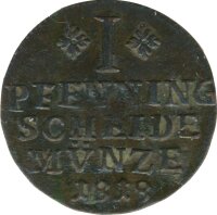 Braunschweig 1 Pfennig 1818 FR Georg IV*