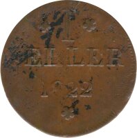 Freie Stadt Frankfurt 1 Heller 1822 F*