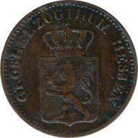 Hessen-Darmstadt 1 Pfennig 1861 Ludwig III*