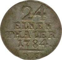 Hessen-Kassel 1/24 Taler 1784 DF Friedrich II*