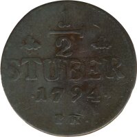 J&uuml;lich-Berg 1/2 St&uuml;ber 1794 PR Karl Theodor*