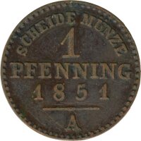 Lippe 1 Pfennig 1851 A Leopold III*